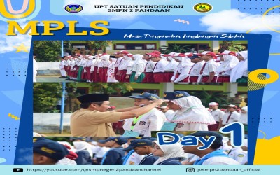 Hari Pertama MPLS SMPN 2 Pandaan, Siswa Baru Disambut dengan Semangat