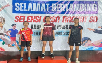 SMPN 2 Pandaan Raih Kemenangan Gemilang dalam O2SN Bulutangkis