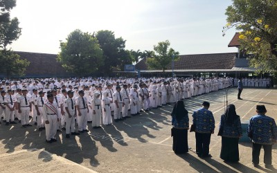 Peringatan Hari Kesaktian Pancasila di SMPN 2 Pandaan